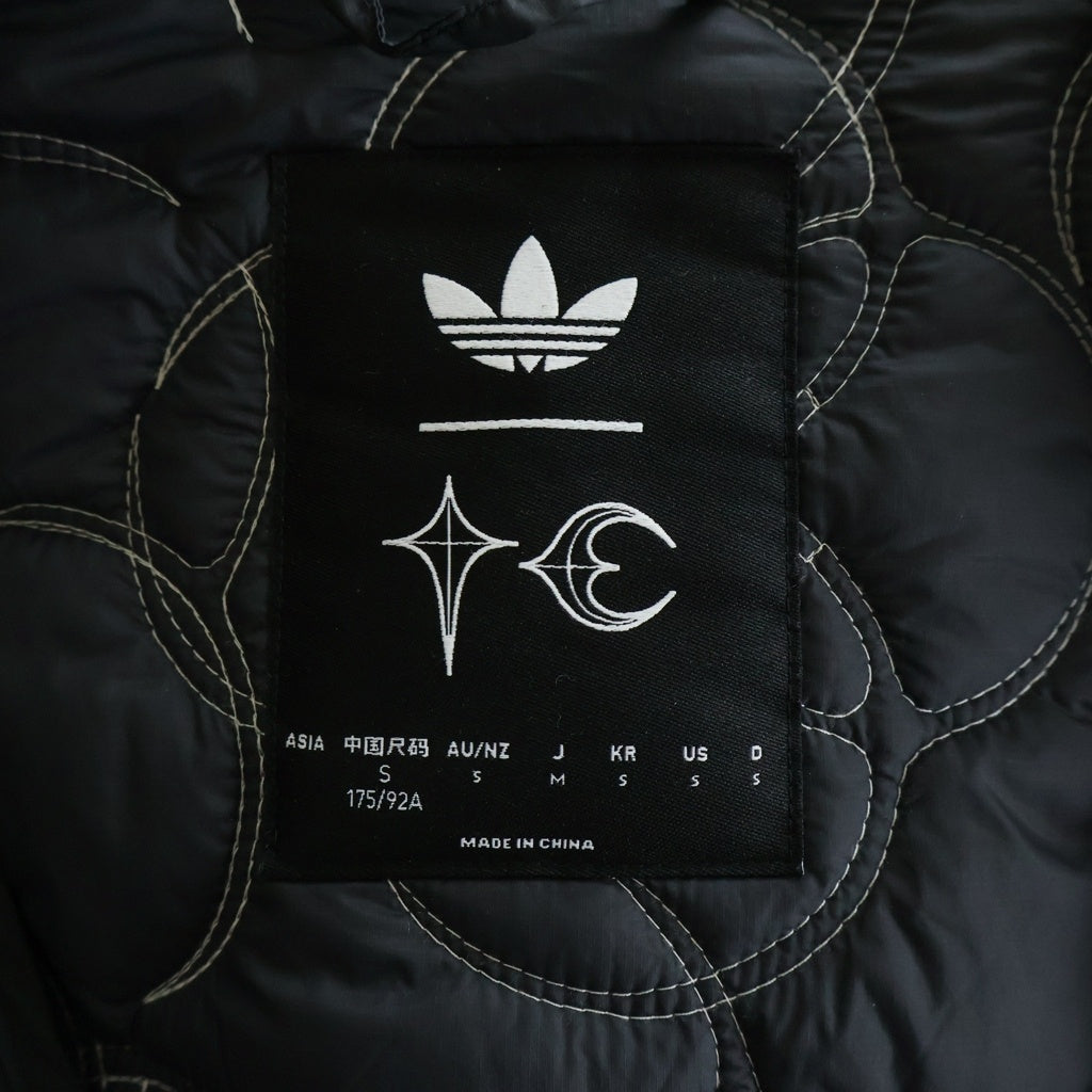 adidas(アディダス) ×THUG CLUB PADDED LINER JACKET サグクラブ パテッド キルティング ライナージャケット ブラック KC2231