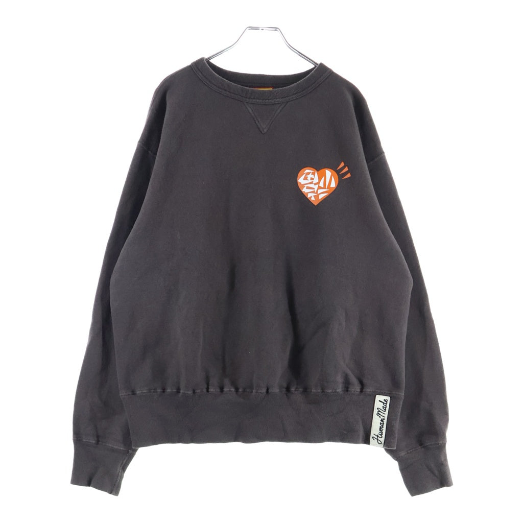 HUMAN MADE(ヒューマンメイド) 24AW TSURIAMI SWEATSHIRT ツリアミ スウェットシャツ クルーネック トレーナー ブラウン HM29CS011