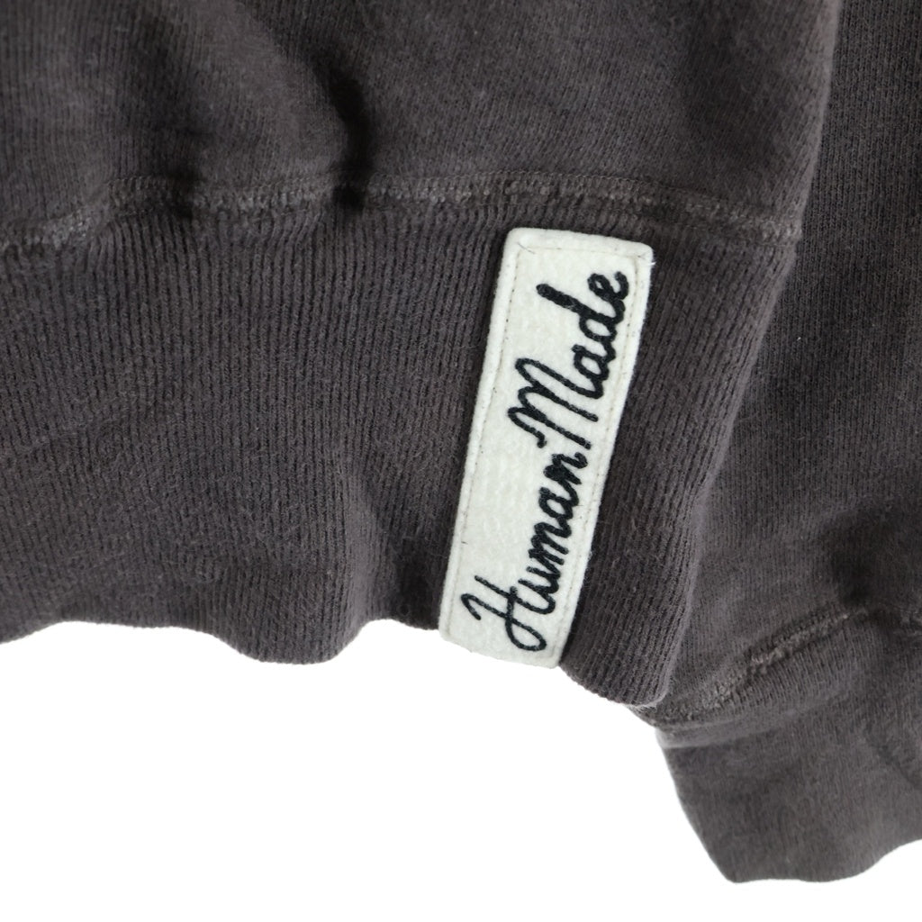 HUMAN MADE(ヒューマンメイド) 24AW TSURIAMI SWEATSHIRT ツリアミ スウェットシャツ クルーネック トレーナー ブラウン HM29CS011