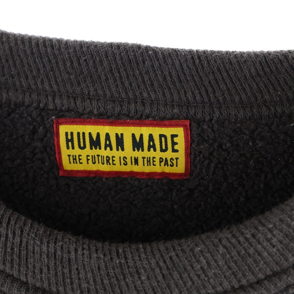 HUMAN MADE(ヒューマンメイド) 24AW TSURIAMI SWEATSHIRT ツリアミ スウェットシャツ クルーネック トレーナー ブラウン HM29CS011