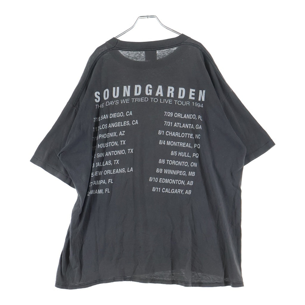 VINTAGE(ヴィンテージ) 90S VINTAGE SOUNDGARDEN SUPERUNKNOWN BROCKUM ヴィンテージ USA製 サウンドガーデン スーパーアンノウン 両面プリント クルーネック 半袖Tシャツ