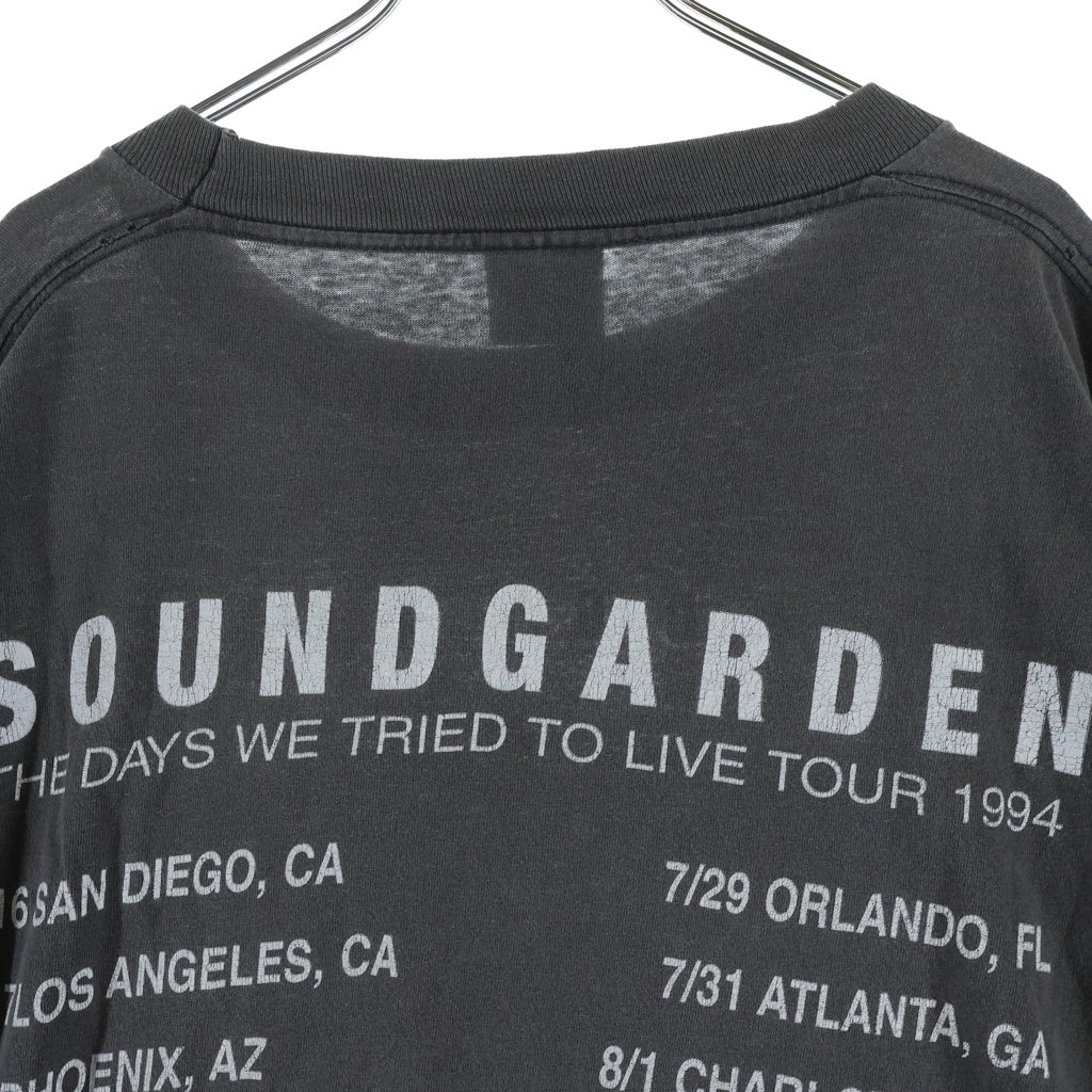 VINTAGE(ヴィンテージ) 90S VINTAGE SOUNDGARDEN SUPERUNKNOWN BROCKUM ヴィンテージ USA製 サウンドガーデン スーパーアンノウン 両面プリント クルーネック 半袖Tシャツ