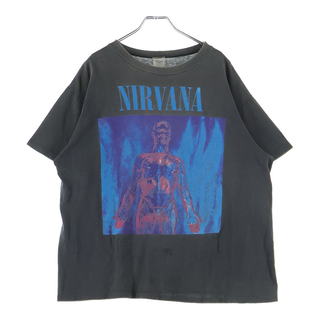 VINTAGE(ヴィンテージ) 90S VINTAGE NIRVANA SLIVER ACME ヴィンテージ ニルヴァーナ スリヴァー 両面プリント クルーネック 半袖Tシャツ カットソー ブラック