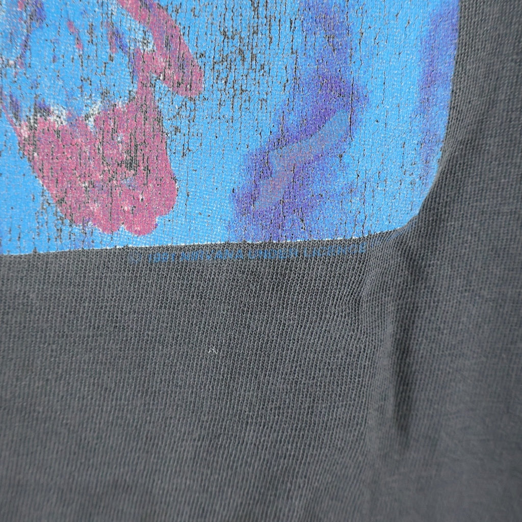 VINTAGE(ヴィンテージ) 90S VINTAGE NIRVANA SLIVER ACME ヴィンテージ ニルヴァーナ スリヴァー 両面プリント クルーネック 半袖Tシャツ カットソー ブラック