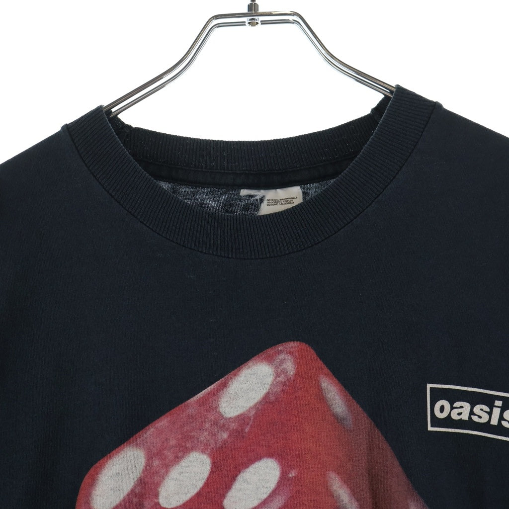 VINTAGE(ヴィンテージ) 90S VINTAGE oasis 1997 BE HERE NOW TOUR DICE SCREEN STARS ヴィンテージ オアシス ビーヒアナウツアー ダイス 両面プリント クルーネック 半袖Tシャツ