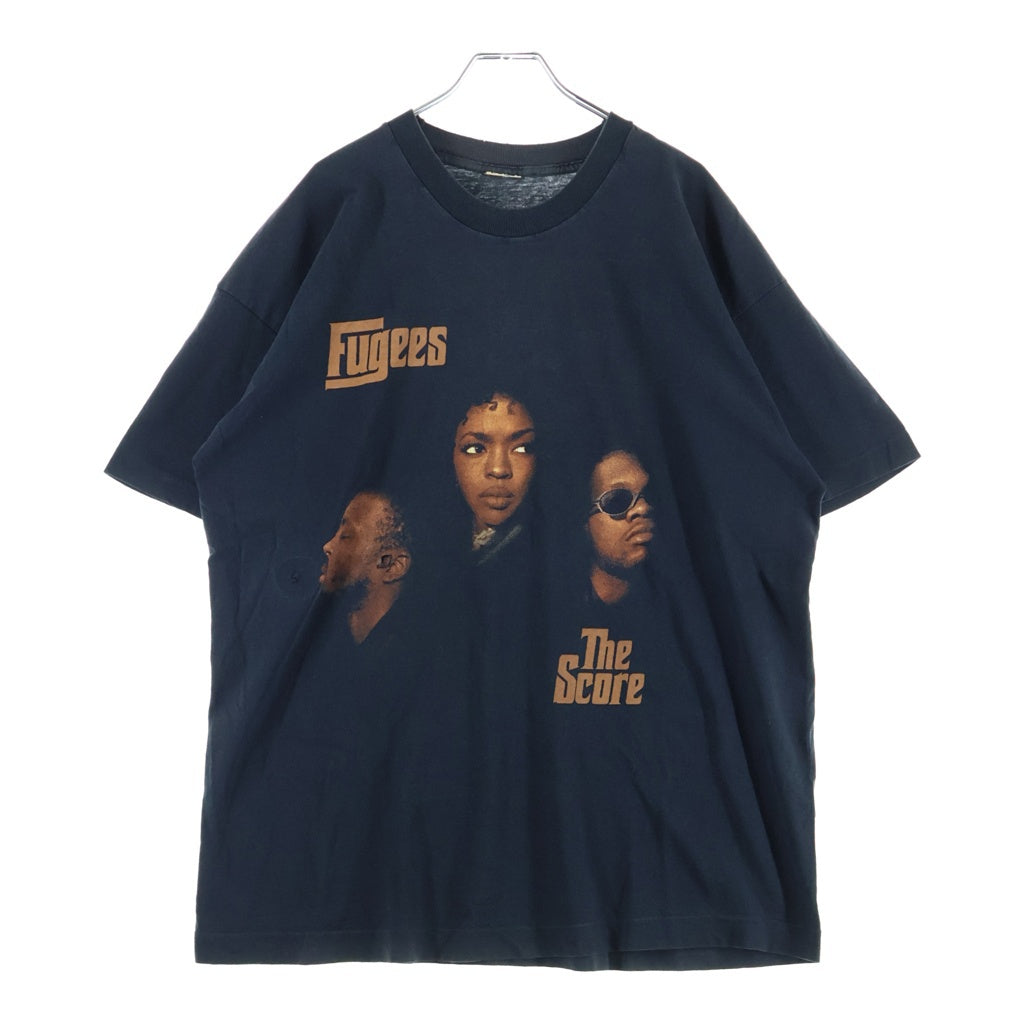 VINTAGE(ヴィンテージ) 90S FUGEES THE SCORE ヴィンテージ フージーズ ザスコア 両面プリント クルーネック 半袖Tシャツ カットソー ブラック