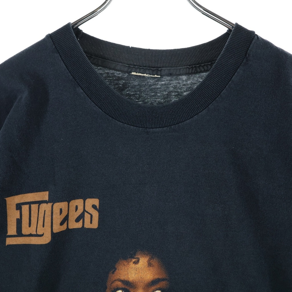 VINTAGE(ヴィンテージ) 90S FUGEES THE SCORE ヴィンテージ フージーズ ザスコア 両面プリント クルーネック 半袖Tシャツ カットソー ブラック
