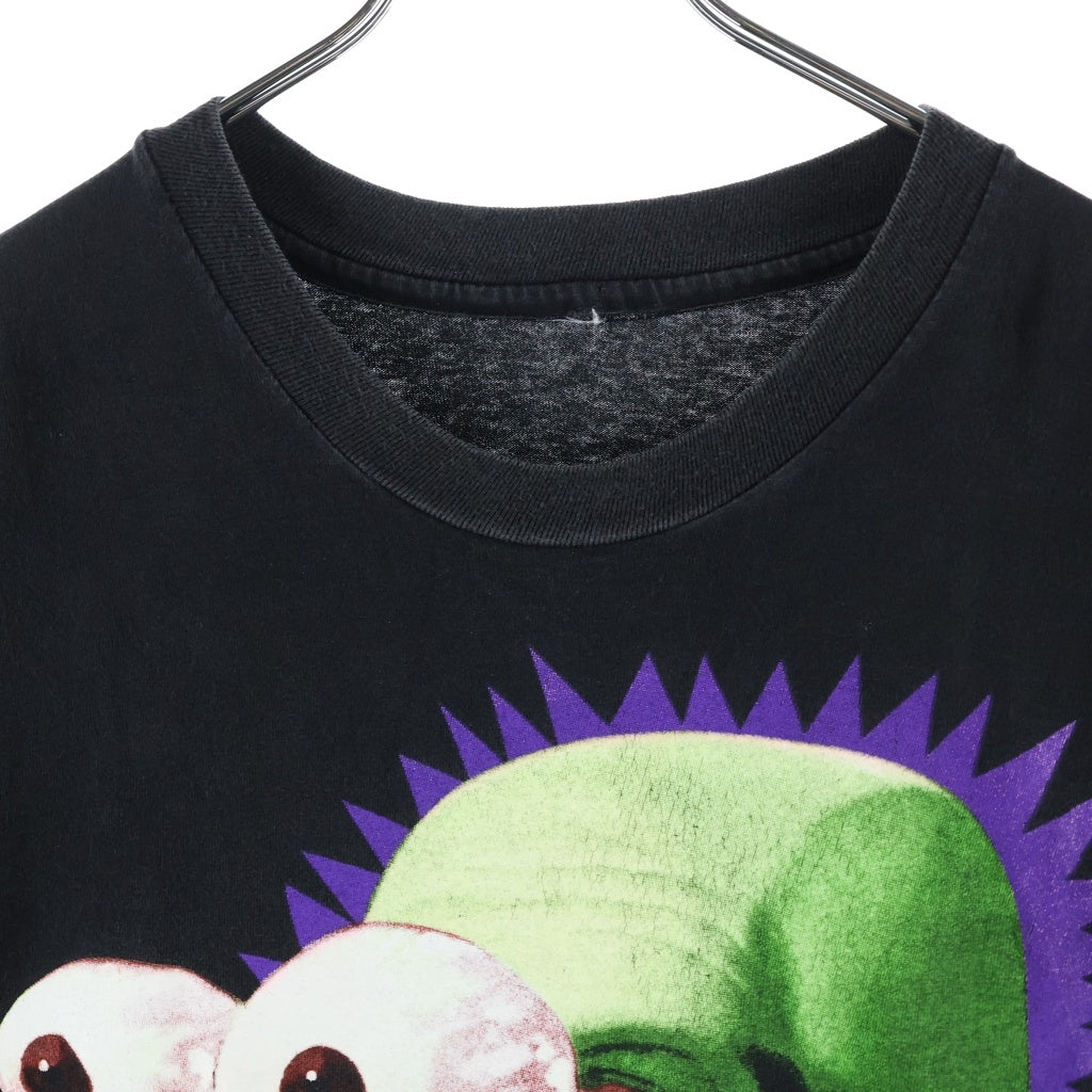 VINTAGE(ヴィンテージ) 90S THE MASK 1994 SOMEBODY STOP ME! ヴィンテージ マスク サムバディストップミー 両面プリント クルーネック 半袖Tシャツ カットソー ブラック