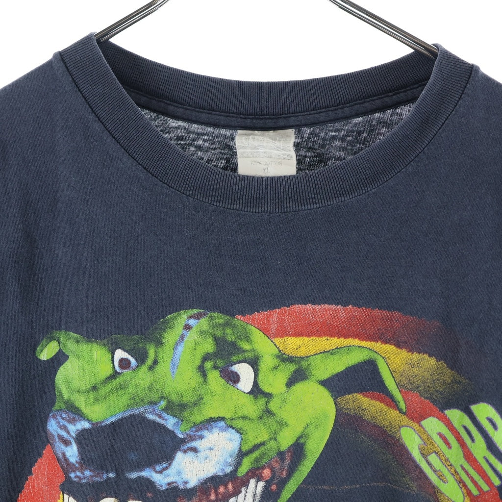 VINTAGE(ヴィンテージ) 90S THE MASK MILO ヴィンテージ USA製 マスク マイロ フロントプリント クルーネック 半袖Tシャツ カットソー ブラック