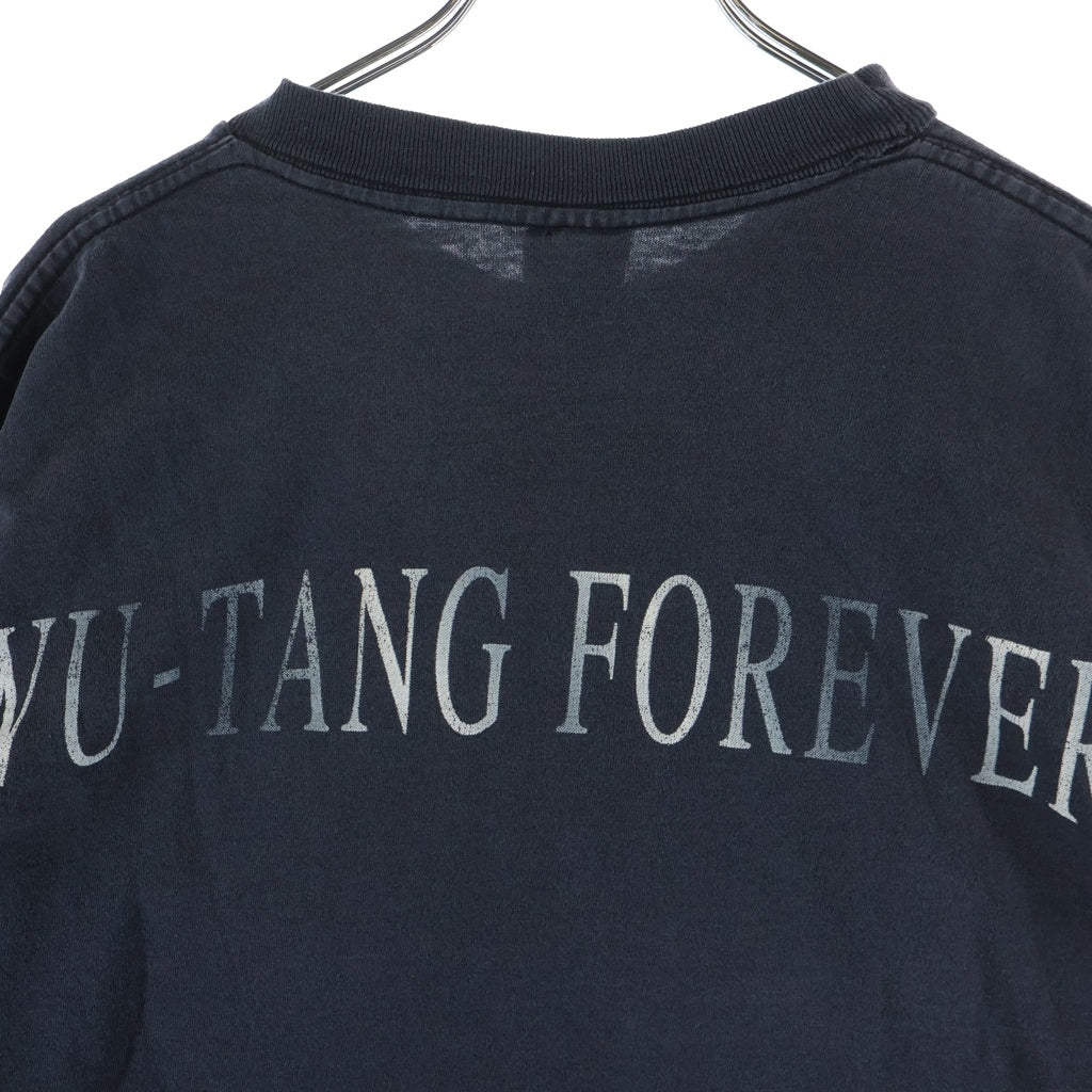 VINTAGE(ヴィンテージ) 90S VINTAGE WU-TANG CLAN WUTANG FOREVER ヴィンテージ ウータンクラン ウータンフォーエバー 両面プリント クルーネック 半袖Tシャツ カットソー ブラック