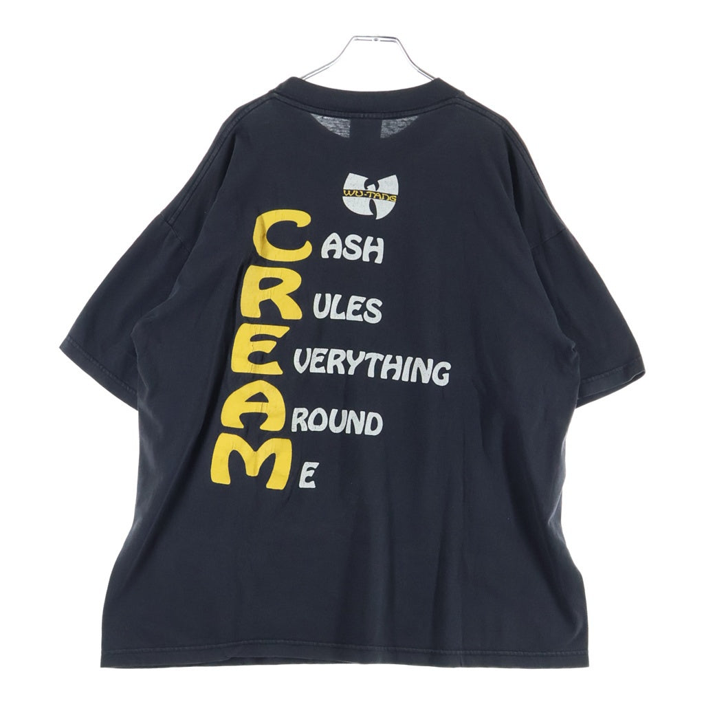 VINTAGE(ヴィンテージ) 90S WU-TANG CLAN CREAM CASH RULES EVERYTING AROUND ME AERO 半袖Tシャツ