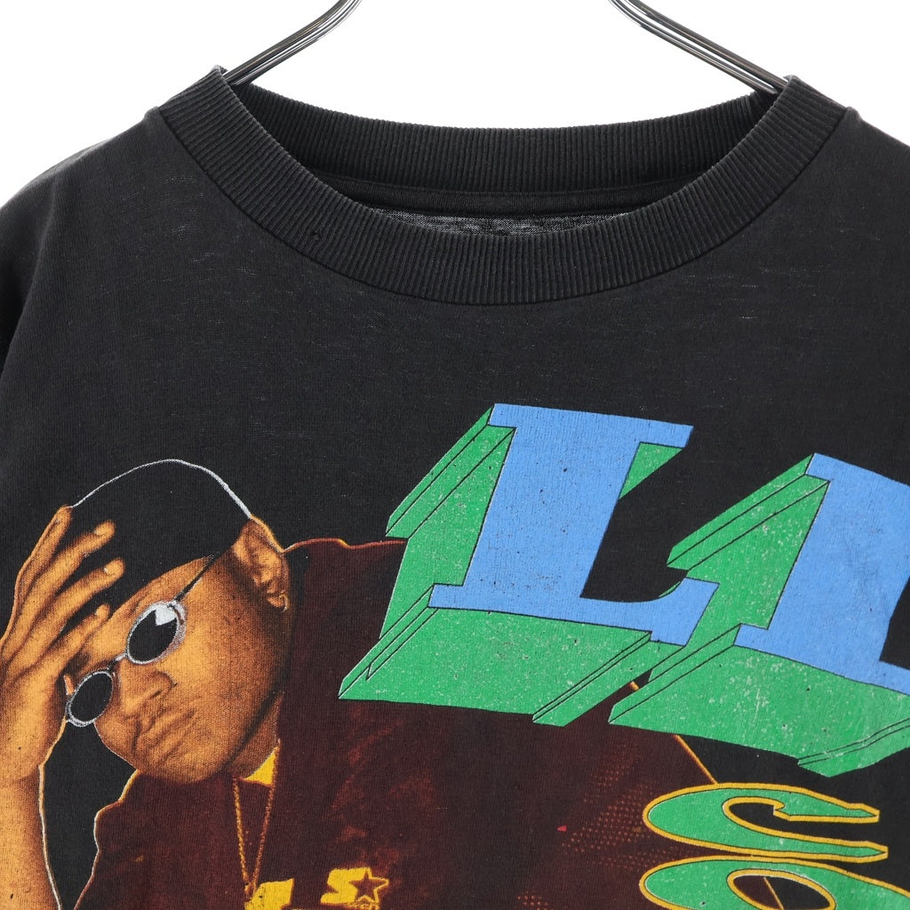 VINTAGE(ヴィンテージ) 90S LL COOL J BOOTLEG MR.SMITH ヴィンテージ LLクールJ ブートレグ ミスタースミス 両面プリント クルーネック 半袖Tシャツ カットソー ブラック