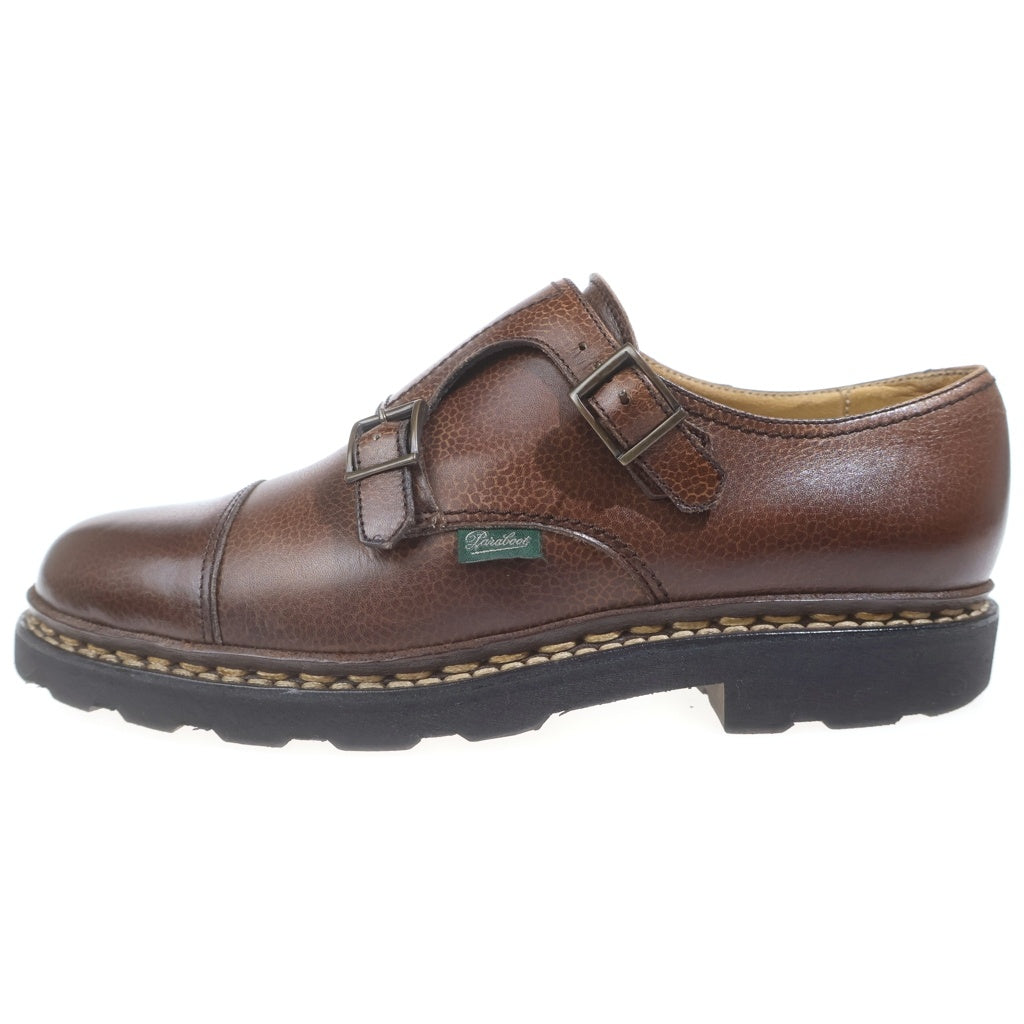 PARABOOT(パラブーツ) WILLIAM ウィリアム ダブルモンク レザー ドレスシューズ ブラウン 7754 14H