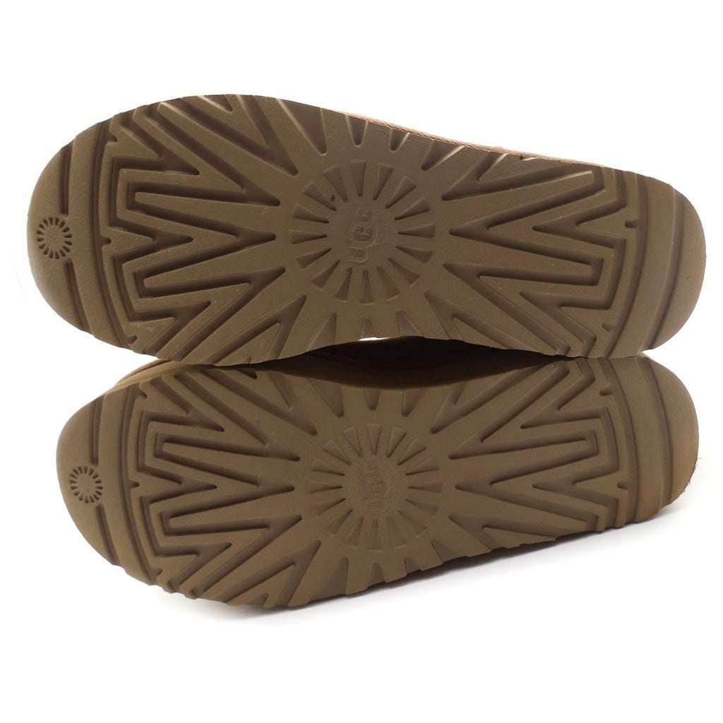 UGG(アグ) WMNS CLASSIC ULTRA MINI PLATFORM ウィメンズ クラシックミニ プラットフォーム ムートンシューズ スエードレザーブーツ ブラウン US10/27cm 1135092