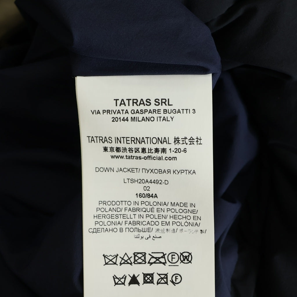 TATRAS(タトラス) 20AW CERAMICA セラミカ ファーフーデッドダウンコート ジャケット レディース ブラック LTSH20A4492-D