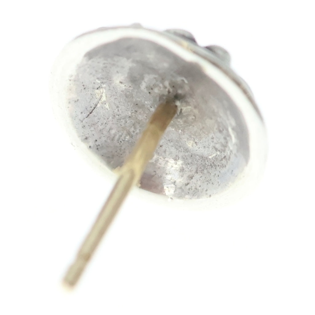 CHROME HEARTS(クロムハーツ) STUD CRSBLL SAP 1サファイア クロスボールスタッドピアス シルバー