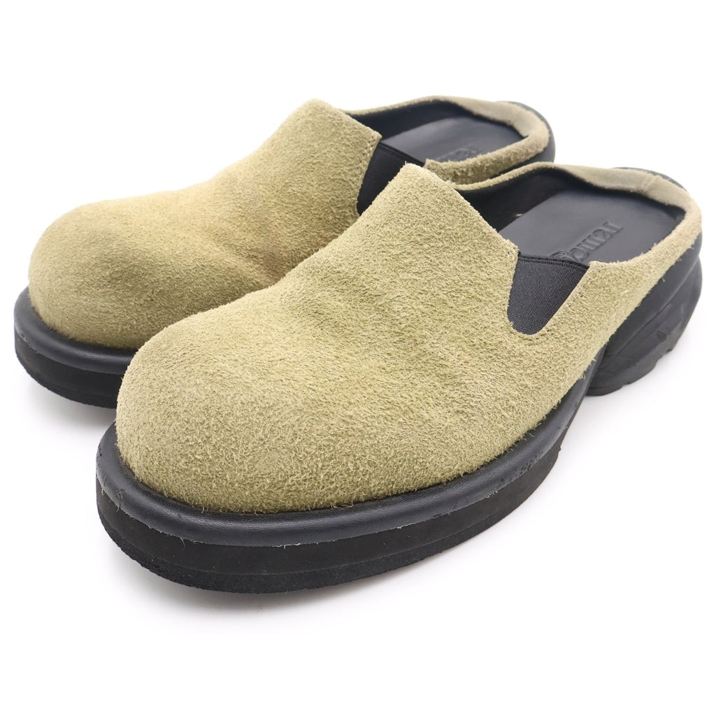 remagine(リマジン) Warm Up Casual Shoes ウォームアップ カジュアルシューズ ミュール モスグリーン