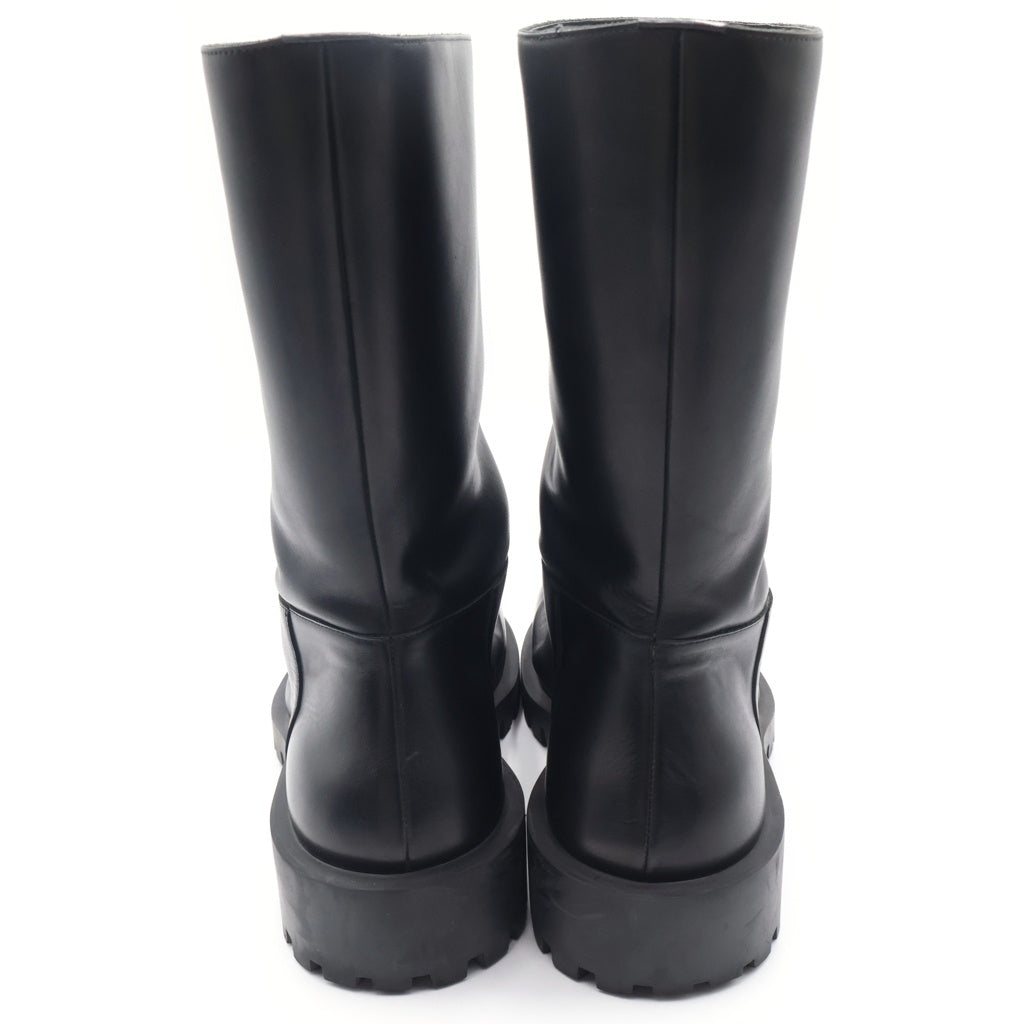 BALENCIAGA(バレンシアガ) HUMMER LEATHER BOOTS ハマー レザーロングブーツ シューズ ブラック 712810