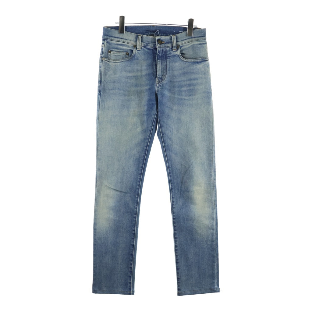 SAINT LAURENT PARIS(サンローランパリ) 17SS エディ期 ヴィンテージ加工 ストレッチデニムパンツ スキニージーンズ インディゴ 434226 Y850M