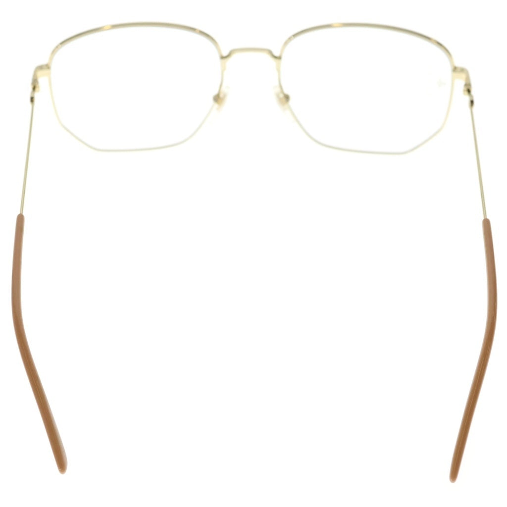 GUCCI(グッチ) GG0396S ポリゴンシェイプ メタルフレーム サングラス アイウェア メガネ ゴールド