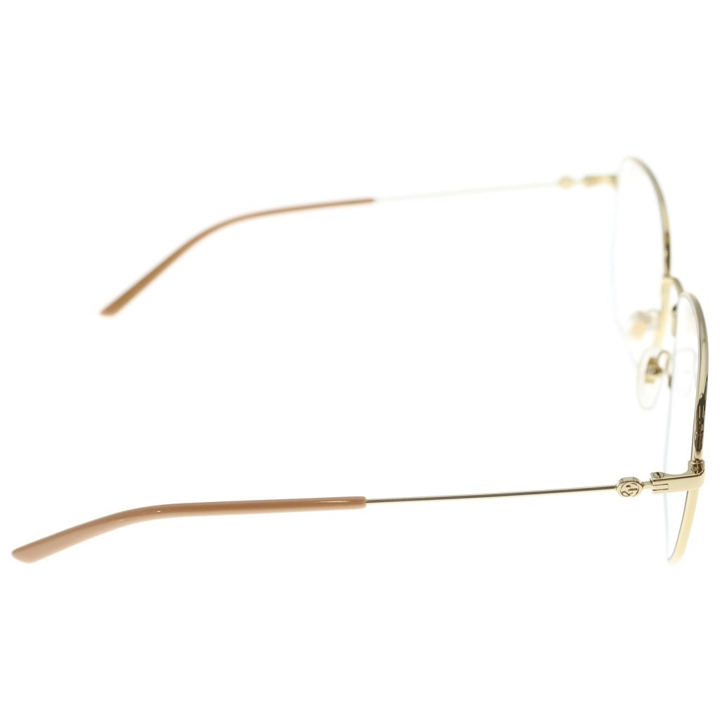 GUCCI(グッチ) GG0396S ポリゴンシェイプ メタルフレーム サングラス アイウェア メガネ ゴールド
