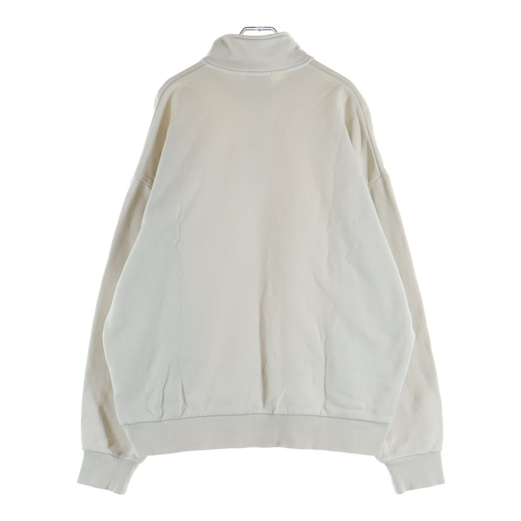 KITH(キス) QUARTER ZIP NELSON PULLOVER ロゴ刺繍 ハーフジップ プルオーバー スウェットトレーナー アイボリー 25-070-060-0011-3-0