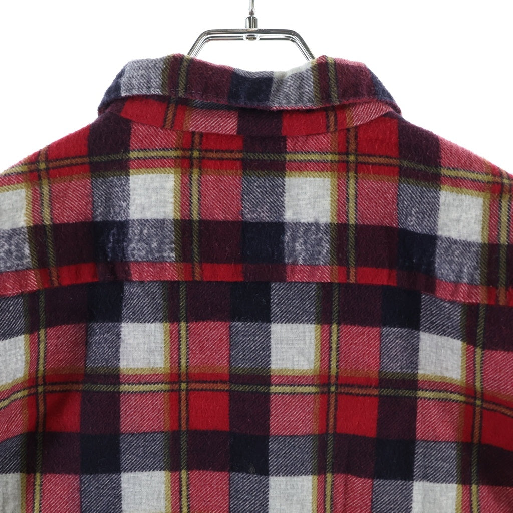 VINTAGE(ヴィンテージ) 60-70S VINTAGE CEDER HILL L/S WOOL SHIRT ヴィンテージ チェック柄 長袖ウールシャツ レッド