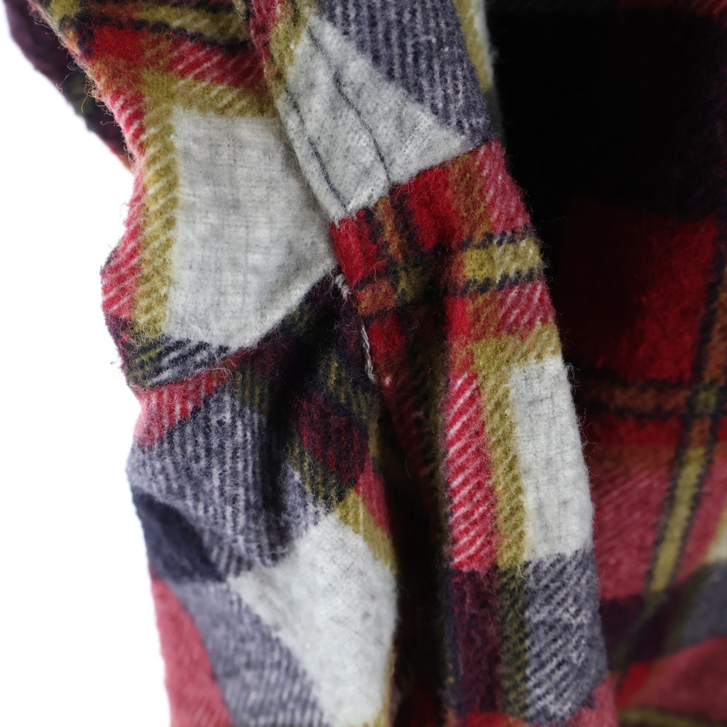 VINTAGE(ヴィンテージ) 60-70S VINTAGE CEDER HILL L/S WOOL SHIRT ヴィンテージ チェック柄 長袖ウールシャツ レッド
