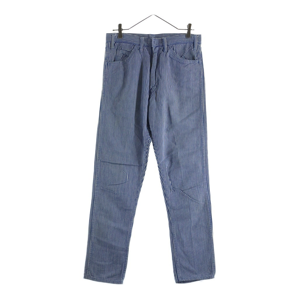 VINTAGE(ヴィンテージ) 50-60S VINTAGE HICKORY STRIPE PANTS ヴィンテージ GRIPPER ZIPPER ヒッコリーストライプ ストレートワークパンツ ブルー/ホワイト