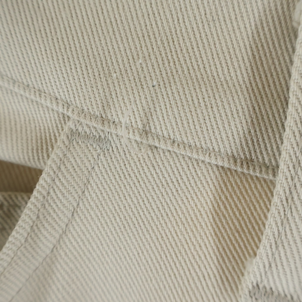 Levi's(リーバイス) 60-70S VINTAGE 518 STA-PREST ヴィンテージ スタプレ カツラギ ボタン裏刻印10 42TALONジッパー BIG E ジップフライストレートパンツ ホワイト