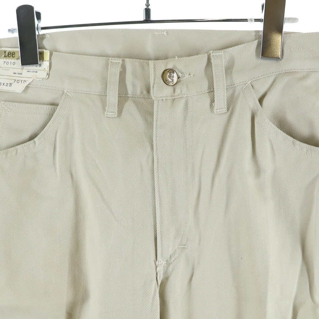 LEE(リー) 60S VINTAGE DEADSTOCK LEENS 7010 ヴィンテージ リーンズ コットンツイル ジップフライストレートパンツ