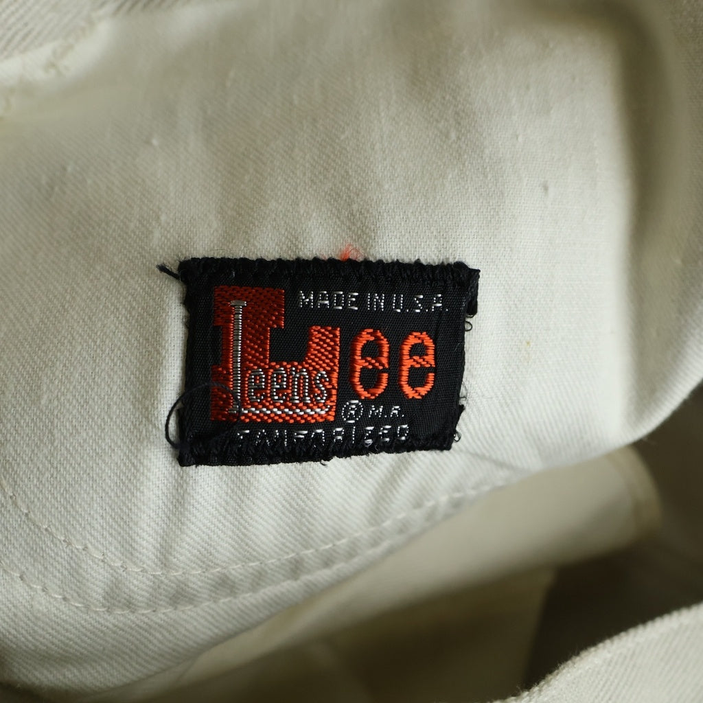 LEE(リー) 60S VINTAGE DEADSTOCK LEENS 7010 ヴィンテージ リーンズ コットンツイル ジップフライストレートパンツ
