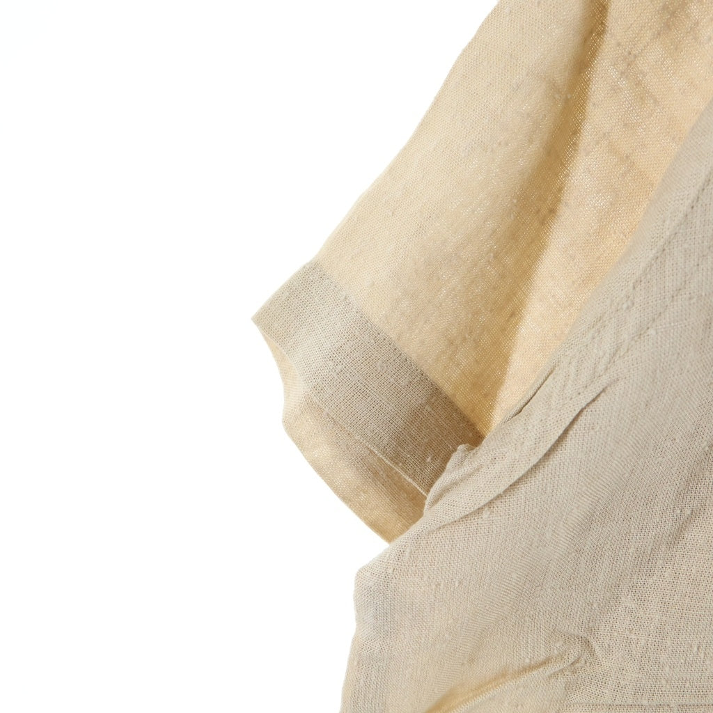 VINTAGE(ヴィンテージ) 50S VINTAGE ARROW S/S RAYON SHIRT ヴィンテージ アロー 盾タグ 刺繍デザイン 半袖レーヨンシャツ ベージュ