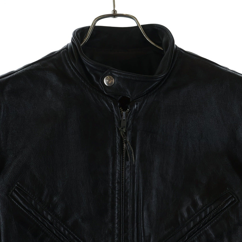 VINTAGE(ヴィンテージ) 60-70S VINTAGE KEHOE SINGLE RIDERS JACKET ヴィンテージ ステアハイド シングルレザー ライダースジャケット ブラック