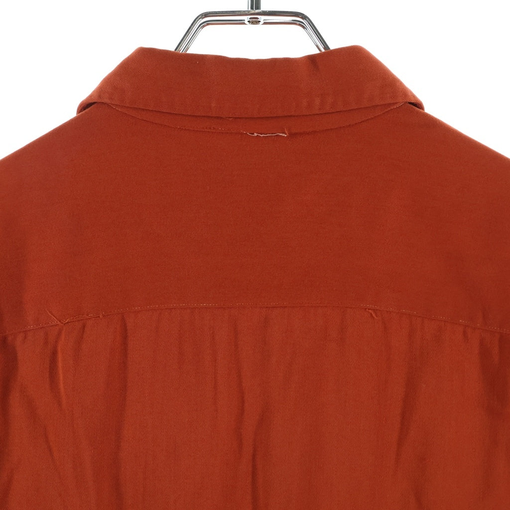 VINTAGE(ヴィンテージ) 50S PENNY'S TOWNCRAFT RAYON GABARDINE L/S OPEN COLLAR SHIRT ヴィンテージ ぺニーズ タウンクラフト レーヨンギャバジン 長袖オープンカラー 開襟シャツ