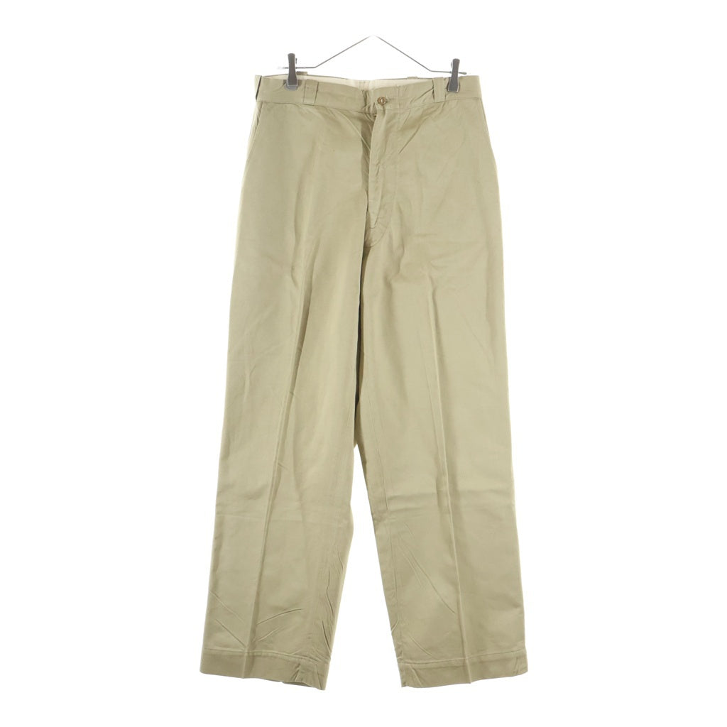 VINTAGE(ヴィンテージ) 60S VINTAGE U.S.ARMY CHINO TROUSERS ヴィンテージ ユーエスアーミー 米軍 TALONジッパー ジップフライチノパンツ カーキ