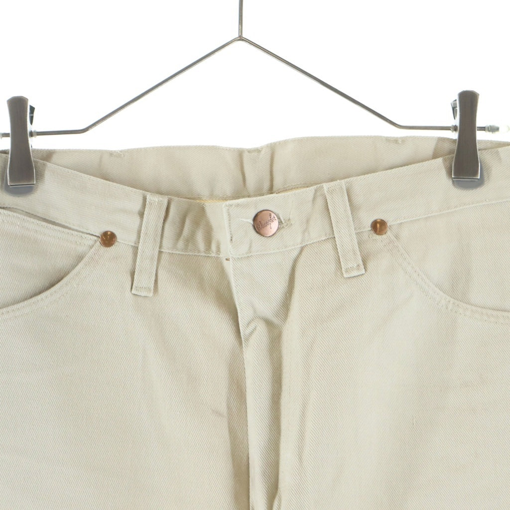 Wrangler(ラングラー) 70S VINTAGE 013TWHE ヴィンテージ USA製 42TALON コットンツイル スリムパンツ ベージュ