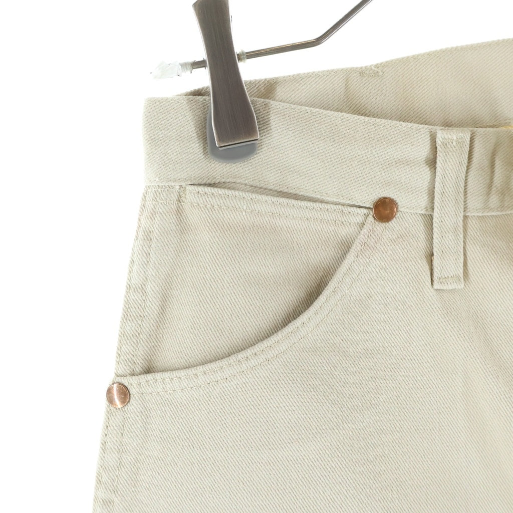 Wrangler(ラングラー) 70S VINTAGE 013TWHE ヴィンテージ USA製 42TALON コットンツイル スリムパンツ ベージュ