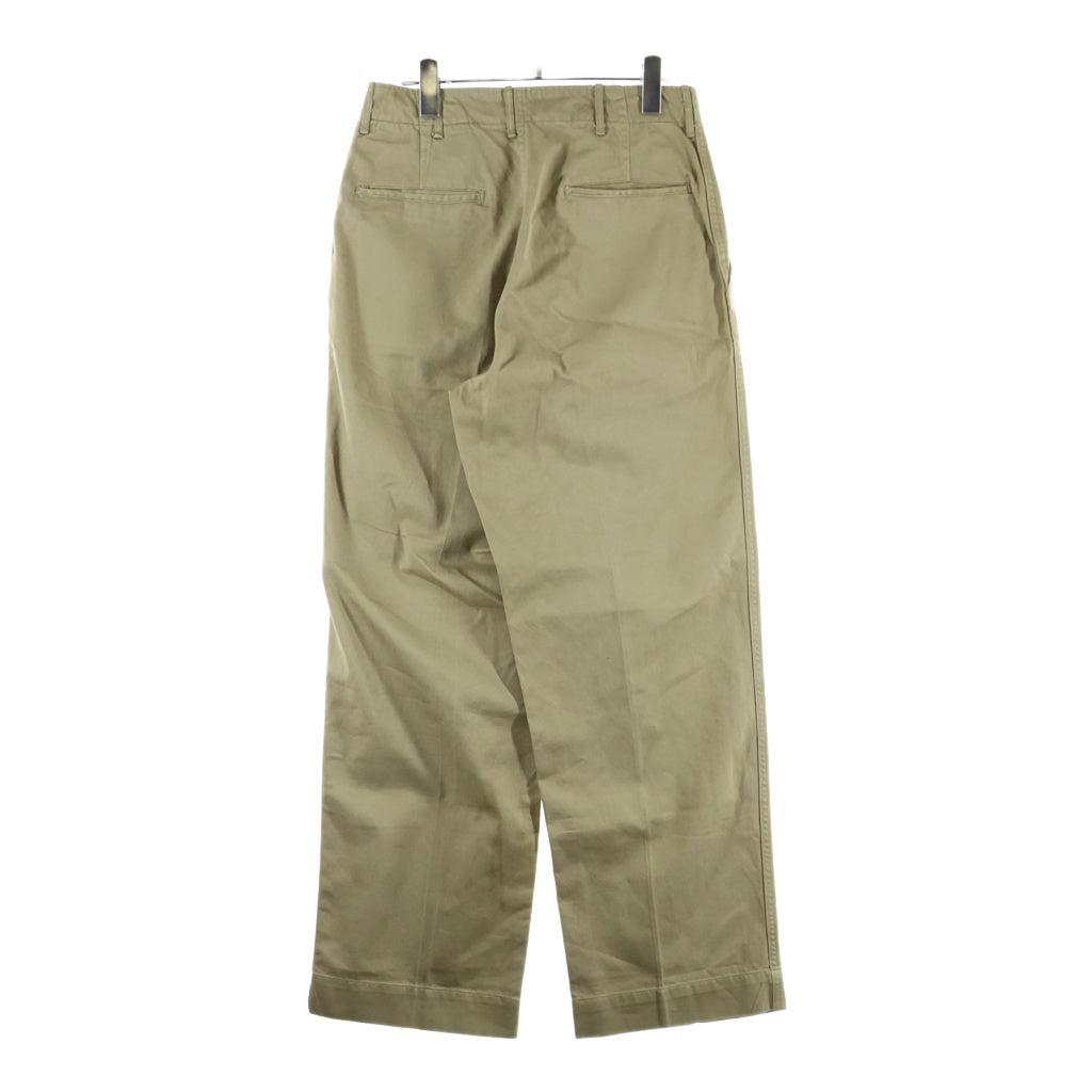 VINTAGE(ヴィンテージ) 40-50S U.S ARMY M-45 CHINO TROUSERS ヴィンテージ ユーエスアーミー 米軍 尿素ボタン ボタンフライチノパンツ カーキ