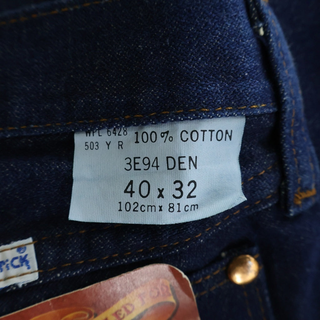 VINTAGE(ヴィンテージ) 70S VINTAGE DEADSTOCK MAVERICK AUTHENTIC WESTERN CUT ヴィンテージ マーベリック SCOVILLジッパー ウェスタンカットデニムパンツ インディゴ