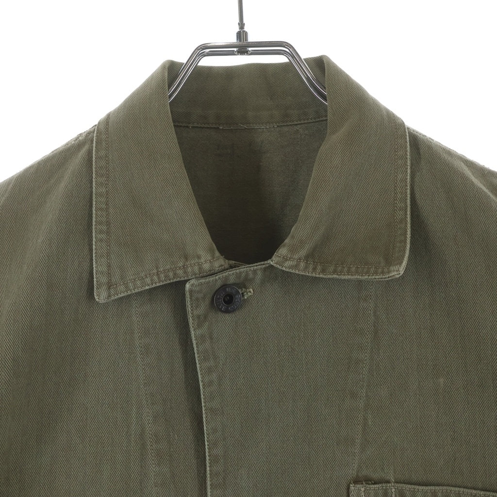 VINTAGE(ヴィンテージ) 40S VINTAGE USMC P-41 HBT JACKET ヴィンテージ ユーエスエムシー 米海兵隊 ステンシル ヘリンボーン ユーティリティジャケット カーキ