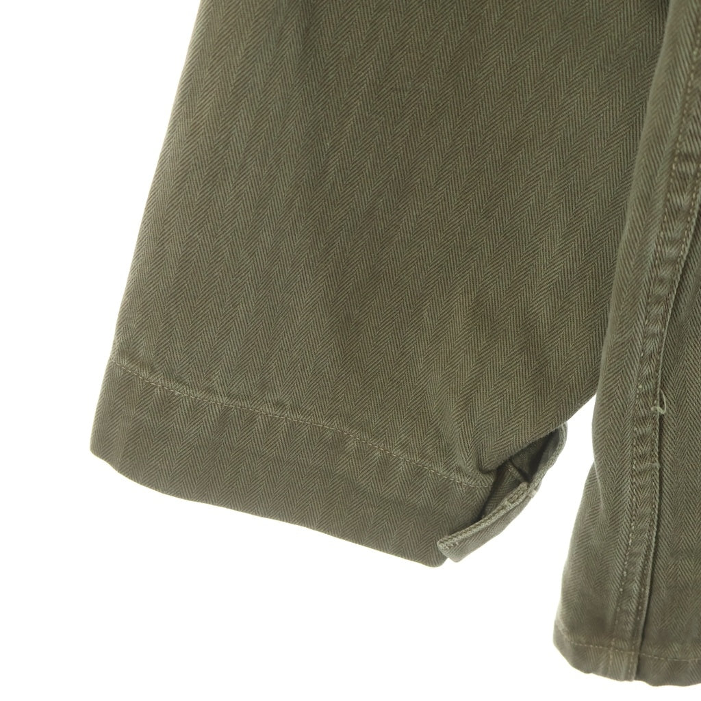 VINTAGE(ヴィンテージ) 40S VINTAGE USMC P-41 HBT JACKET ヴィンテージ ユーエスエムシー 米海兵隊 ステンシル ヘリンボーン ユーティリティジャケット カーキ