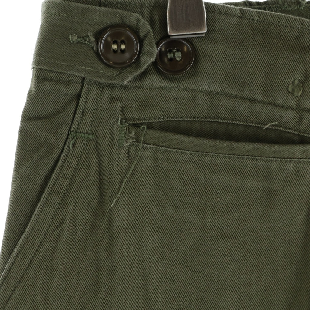 VINTAGE(ヴィンテージ) 40-50S VINTAGE U.S.ARMY M-43 TROUSERS ヴィンテージ ユーエスアーミー 米陸軍 尿素ボタン ボタンフライパンツ カーキ