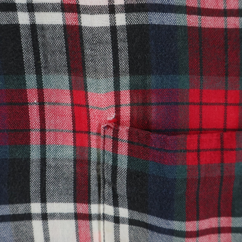 VINTAGE(ヴィンテージ) 60S VINTAGE BIANDI CELLINI L/S SHIRT ヴィンテージ チェック柄 長袖コットンシャツ レッド/グレー