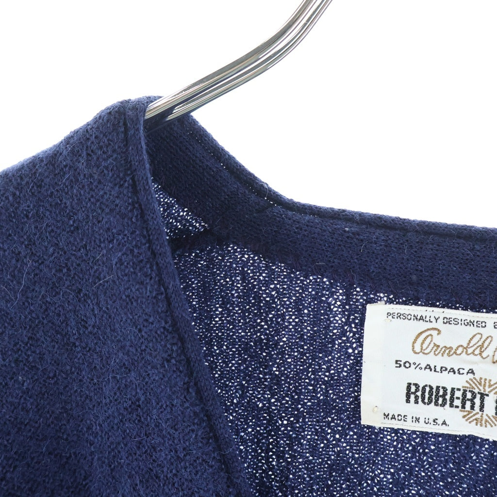 VINTAGE(ヴィンテージ) 60S VINTAGE ARNORD PALMER ROBERT BRUCE ALPACA WOOL CARDIGAN ヴィンテージ USA製 アルパカウール ニットカーディガン ブルー