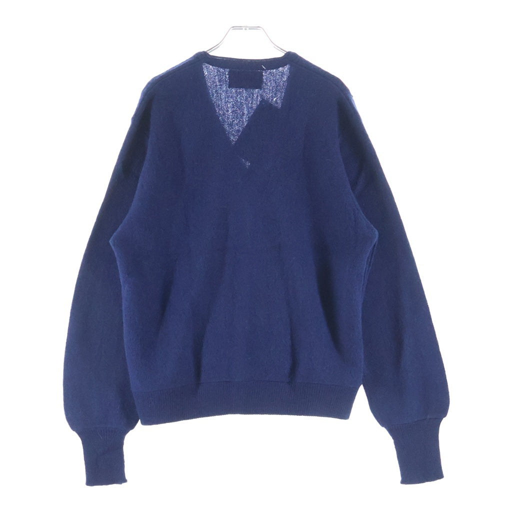 VINTAGE(ヴィンテージ) 80S VINTAGE DEADSTOCK ARNORD PALMER ROBERT BRUCE ALPACA WOOL CARDIGAN ヴィンテージ USA製 アルパカウール ニットカーディガン ブルー