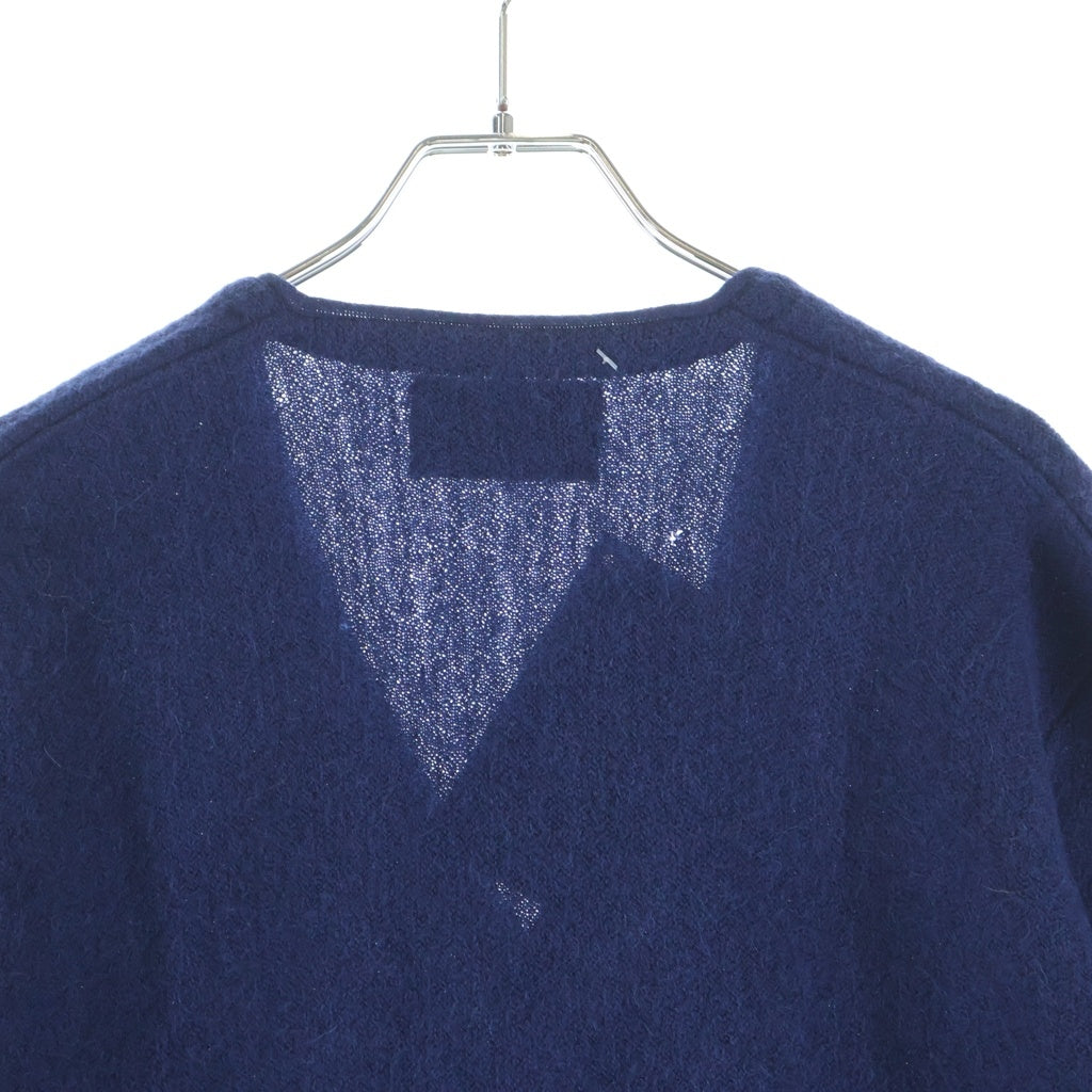 VINTAGE(ヴィンテージ) 80S VINTAGE DEADSTOCK ARNORD PALMER ROBERT BRUCE ALPACA WOOL CARDIGAN ヴィンテージ USA製 アルパカウール ニットカーディガン ブルー