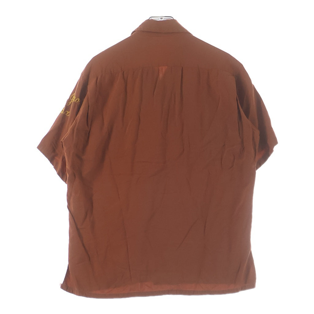 VINTAGE(ヴィンテージ) 60S VINTAGE AIR-FLO S/S BOWLING SHIRT ヴィンテージ 半袖レーヨン ボーリングシャツ オレンジ