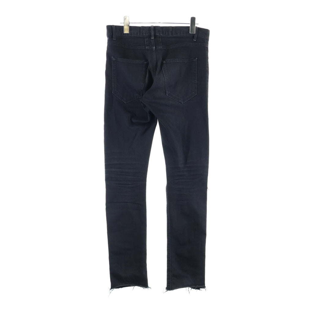 SAINT LAURENT PARIS(サンローランパリ) 14AW エディ期 クラッシュ加工 スキニーデニムパンツ ブラック 362284