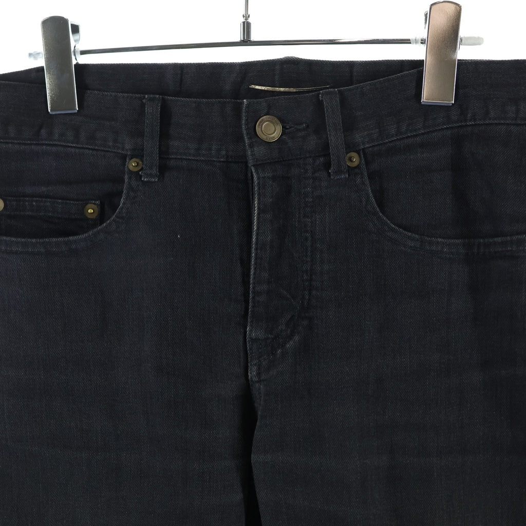 SAINT LAURENT PARIS(サンローランパリ) 14AW エディ期 クラッシュ加工 スキニーデニムパンツ ブラック 362284